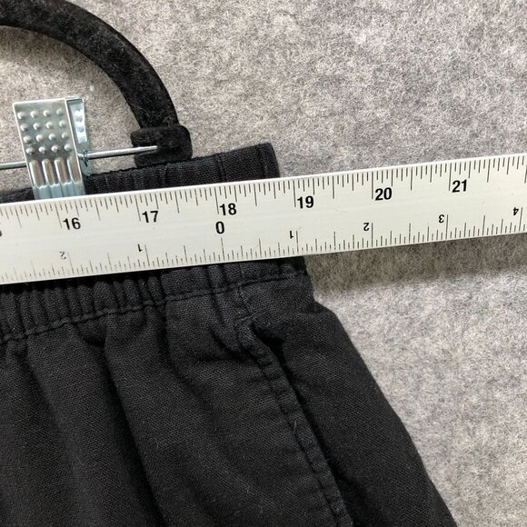 Old Navy Linen Blend Shorts Womens XL Black Pull On 3'' High Rise Comfort - Picture 4 of 9